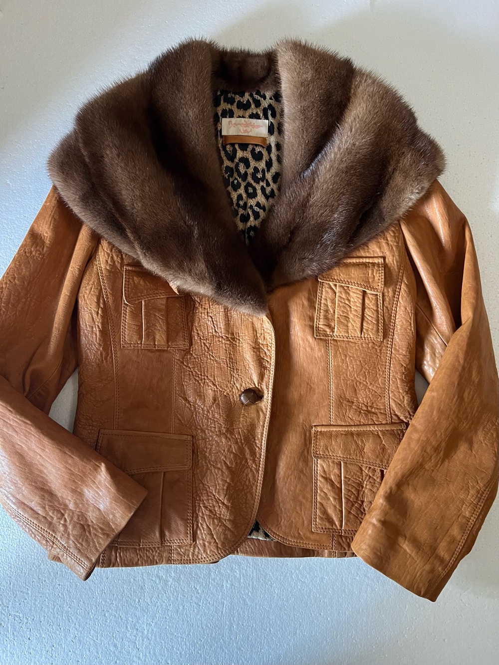 Benedetta Novi Leather Jacket size 48 (M/L) Excellent condition - Picture 11 of 16